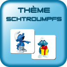 grille d'images pour enfant thème Schtroumpfs